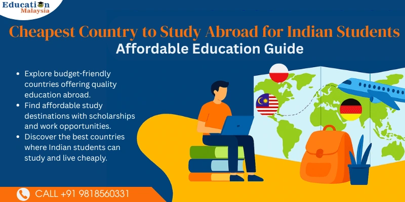 Cheapest Country to Study Abroad – A Complete Guide for Indian Students